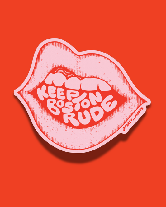 Keep Boston Rude Sticker