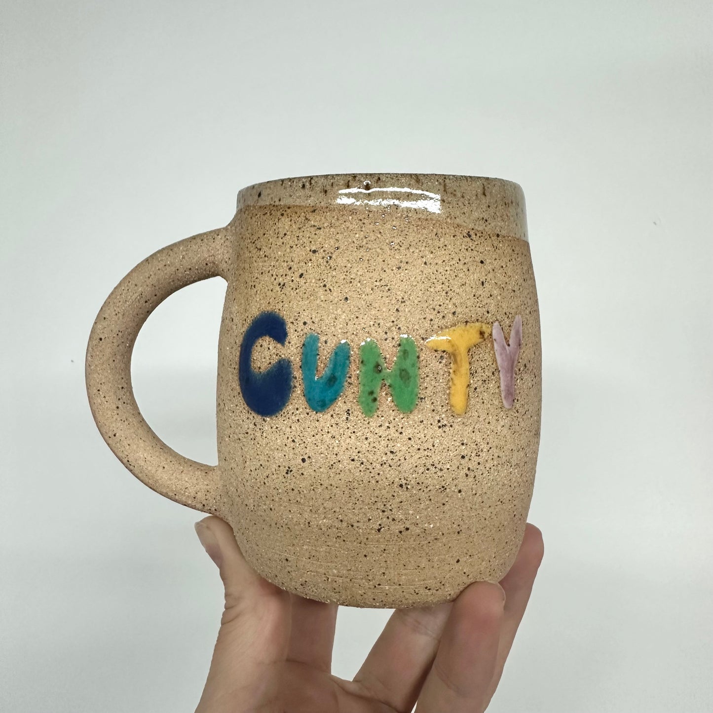 "C-U-N-T-Y" Mug