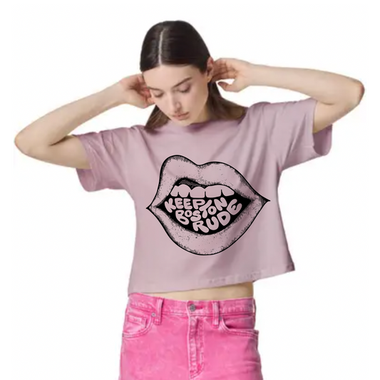 Keep Boston Rude Cropped Tee