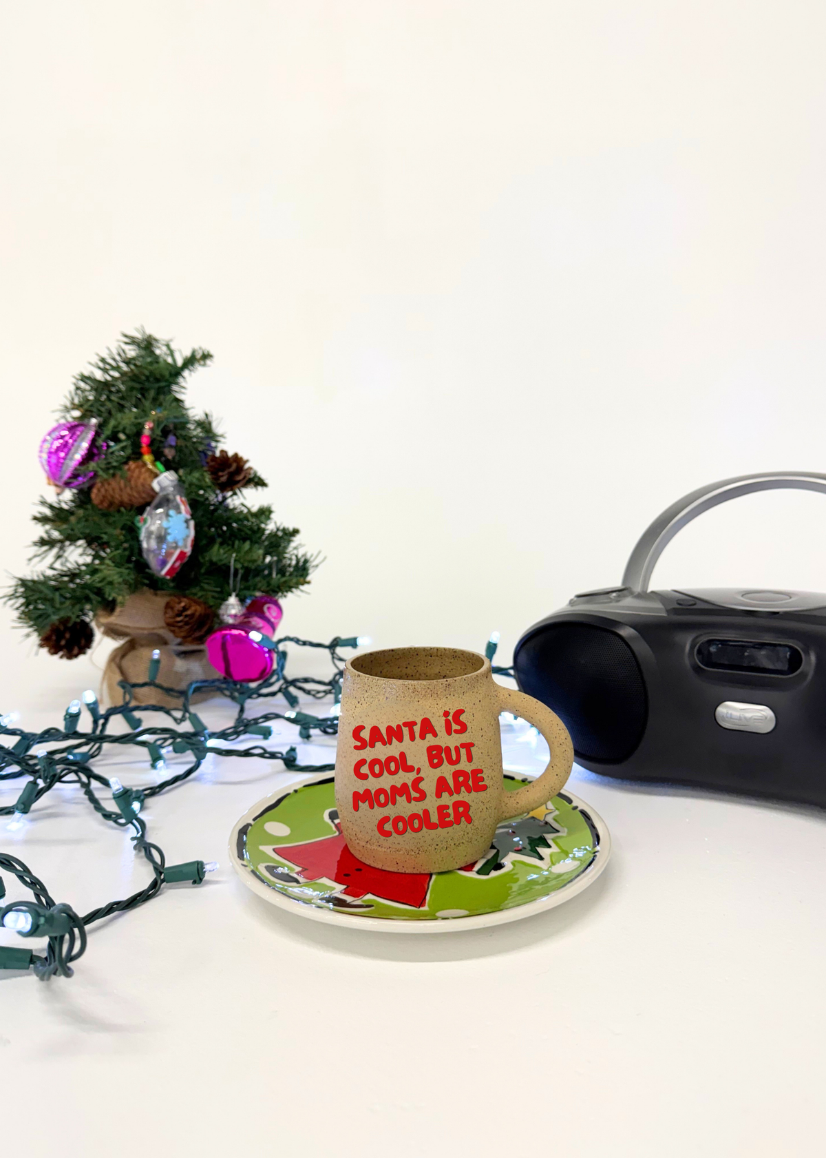 LIMITED EDITION: MILF Etiquette X Party Mouth Mug: Vol 2. Santa Is Cool, But Moms Are Cooler