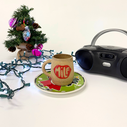 LIMITED EDITION: MILF Etiquette X Party Mouth Mug: Vol 2. Santa Is Cool, But Moms Are Cooler