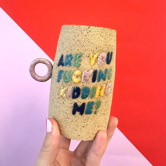 Are You F*cking Kidding Me Vase