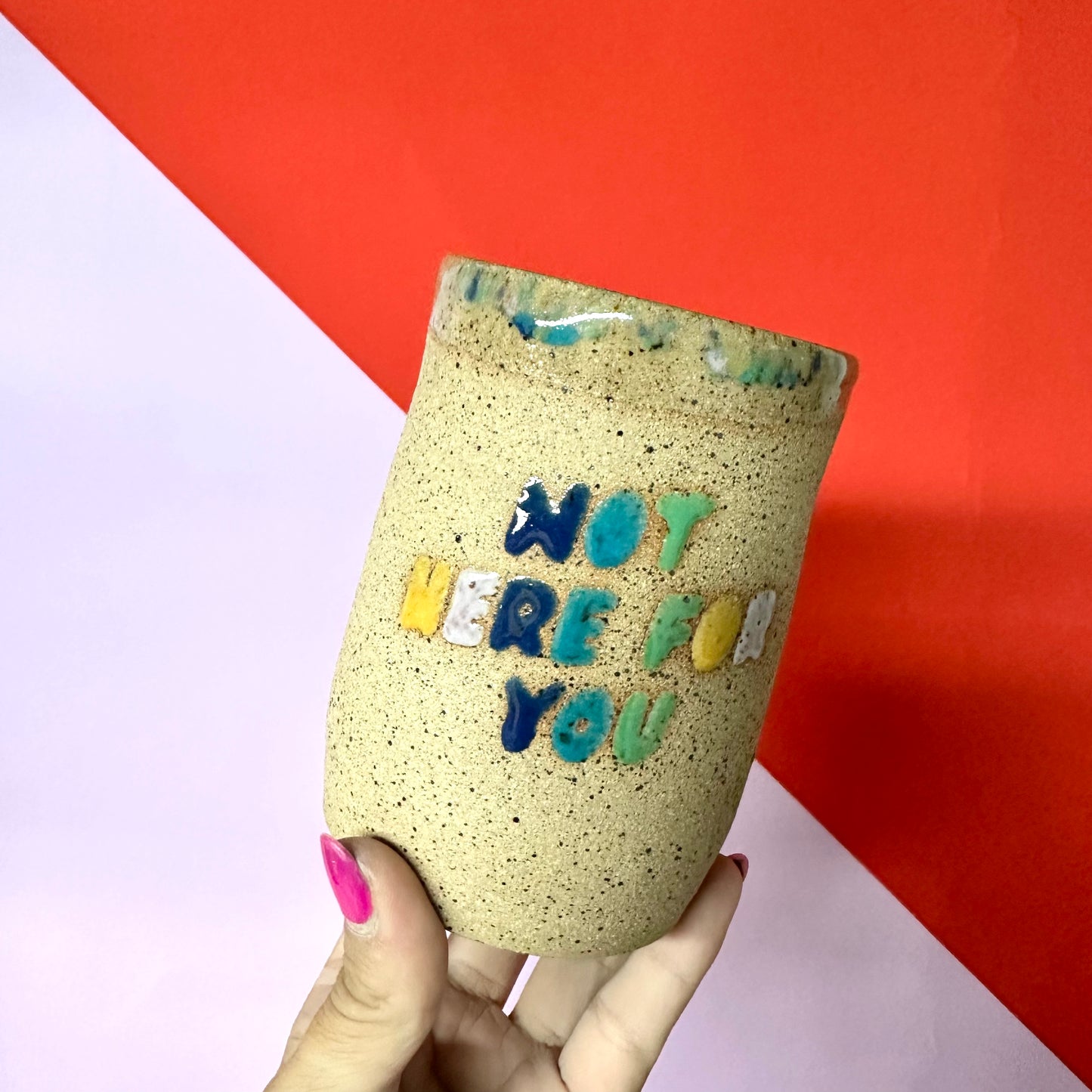 Not Here for You Iced Coffee Cup (10 oz)