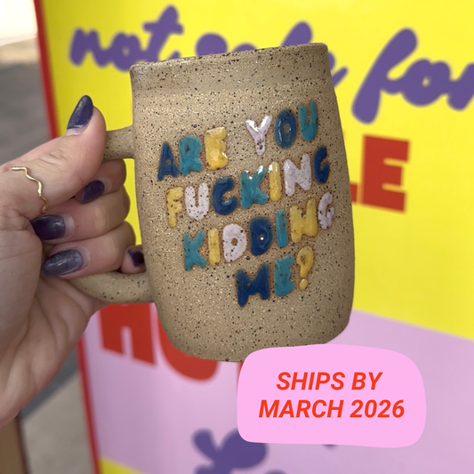 Are You F*cking Kidding Me Mug Preorder: Early 2026